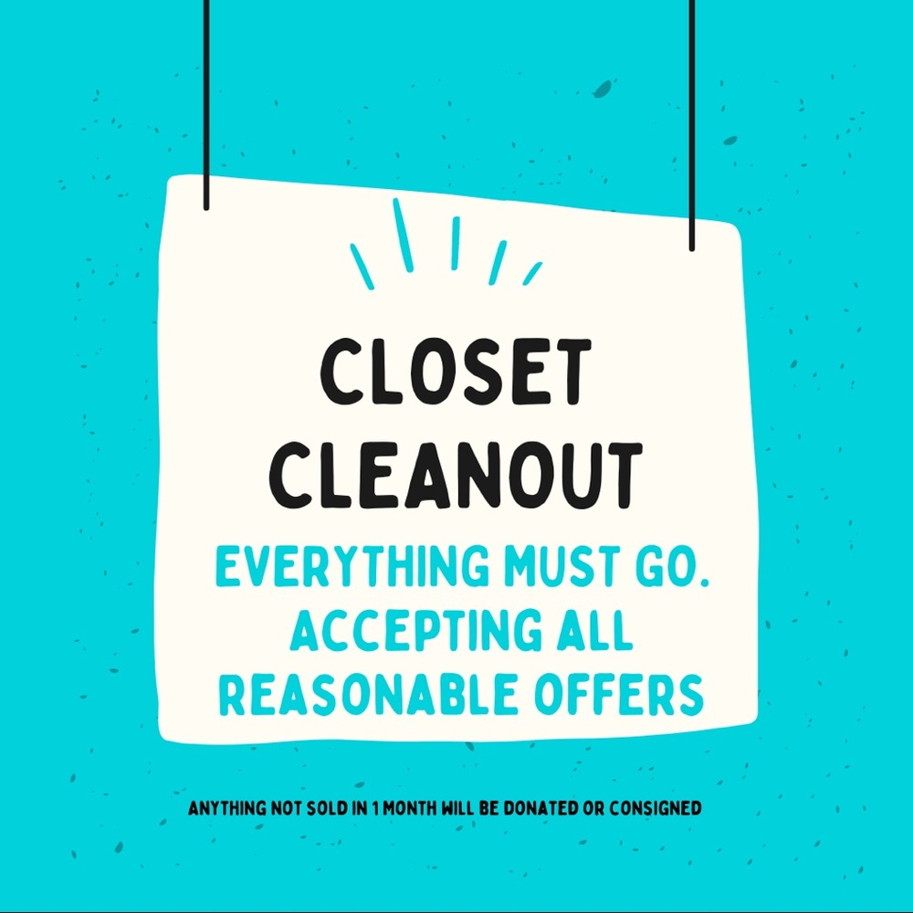 CLOSET CLEANOUT